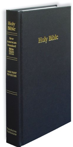 9781581351002: NASB Large Print Pew Bible