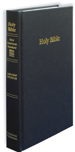 NASB Pew Bible/Large Prt-HC
