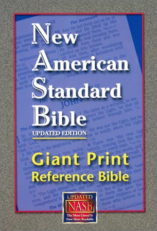 Imagen de archivo de Giant Print Reference Bible-NASB a la venta por ThriftBooks-Dallas