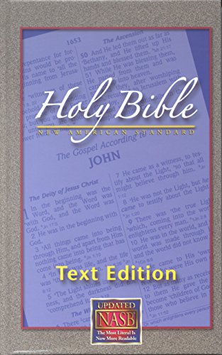 Stock image for New American Standard Holy Bible Text Edition (Large Print) for sale by GF Books, Inc.