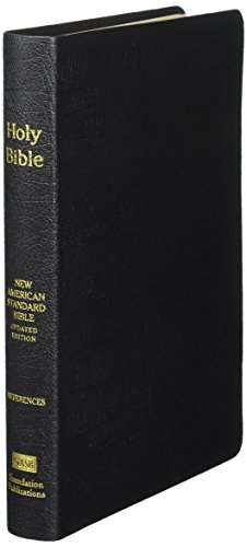 9781581351316: NASB Large Print Ultrathin Reference Bible (Black, Genuine Leather)