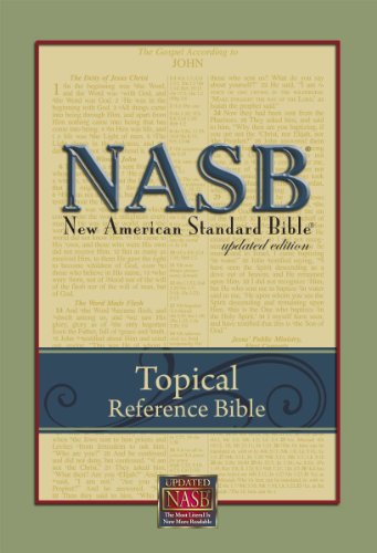 Stock image for NASB Topical Reference Bible, BL, Black for sale by Hafa Adai Books