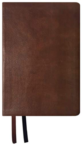 Stock image for NASB Large Print Ultrathin Reference Bible, Brown, Leathertex, 2020 text for sale by McCord Books