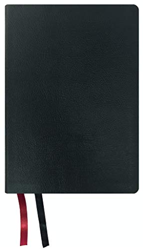 Stock image for NASB Large Print Ultrathin Reference Bible, Black, Genuine Leather, 2020 text for sale by HPB-Emerald