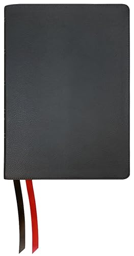 Beispielbild fr NASB Side-Column Reference Bible, Black, Genuine Leather, 2020 text zum Verkauf von PhinsPlace