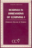 Stock image for Readings in Dimensions of Learning 1 : Community College of Vermont for sale by ABOXABOOKS