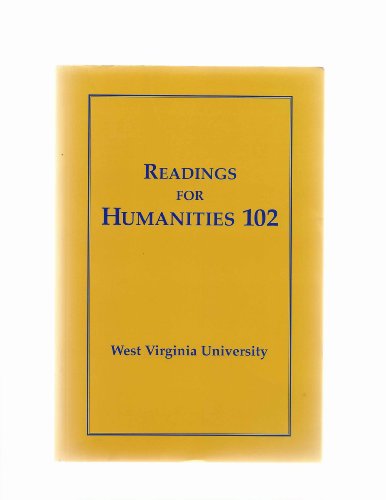 Imagen de archivo de Readings for Humanities 102 a la venta por Wonder Book