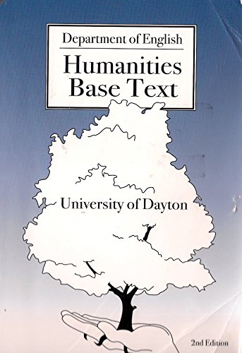 Stock image for Department of English Humanities Base Text, University of Dayton for sale by Basement Seller 101