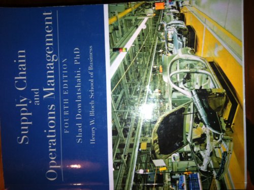 Stock image for Supply Chain and Operations Management for sale by Better World Books