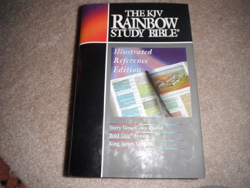 Beispielbild fr The KJV Rainbow Study Bible: Illustrated Reference Edition, Every Verse Color-Coded, Bold Line System zum Verkauf von ICTBooks