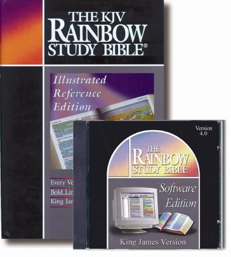 Stock image for KJV Rainbow Study Bible Illustrated Ref. Edition W/Rainbow Study Bible KJV Software Edition for sale by HPB-Ruby