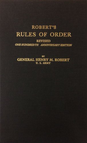 Stock image for Robert's Rules of Order for sale by ThriftBooks-Dallas