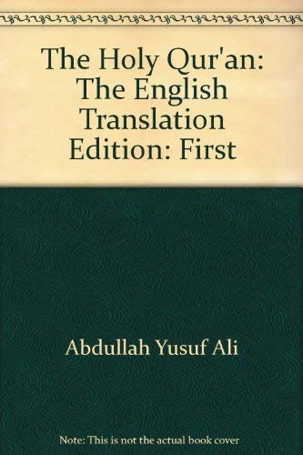 Stock image for The Holy Qur'an: The English Translation for sale by Half Price Books Inc.