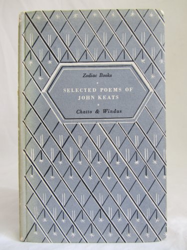 Stock image for Selected Poems of John Keats for sale by Foggy Mountain Books