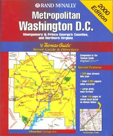 Beispielbild fr Thomas Guide 2000 Metro Washington D.C.: Street Guide and Directory (Thomas Guides (Maps)) zum Verkauf von Wonder Book