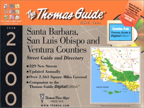 Thomas Guide Santa Barbara Ventura (9781581742213) by Unknown Author