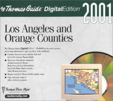 9781581742411: Thomas Guide 2001 Los Angeles and Orange Counties