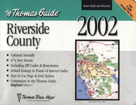 Thomas Guide 2002 Riverside County (9781581743456) by [???]