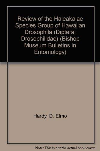 Beispielbild fr Review of the Haleakalae Species Group of Hawaiian Drosophila (Diptera: Drosophilidae) zum Verkauf von Masalai Press