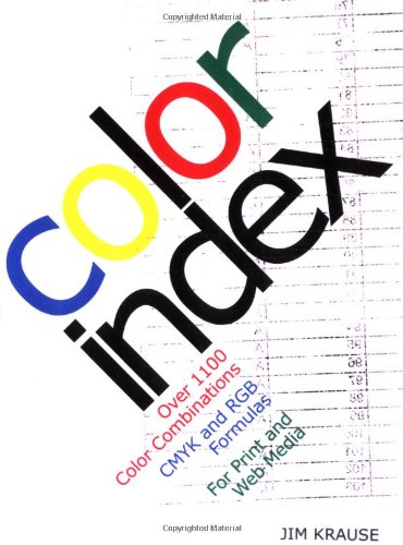 9781581802368: Color Index: Over 1100 Color Combinations, Cmyk Amd Rgb Formulas, for Print and Web Med Ia