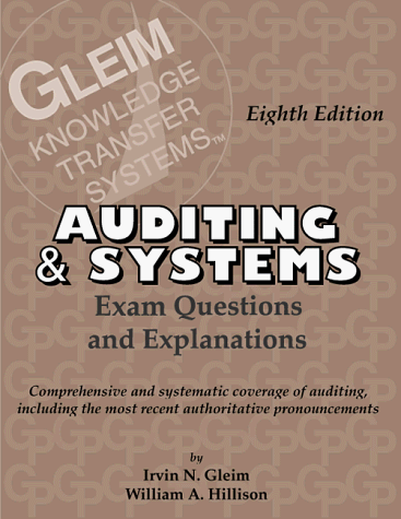 Beispielbild fr Auditing and Systems Exam Questions and Explanations zum Verkauf von Better World Books