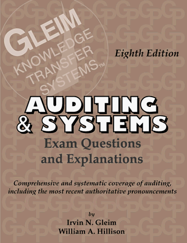 Imagen de archivo de Auditing and Systems Exam Questions and Explanations a la venta por Better World Books