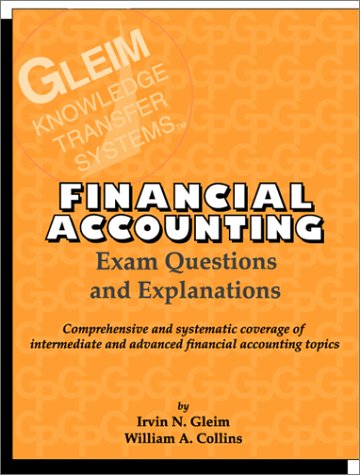 Beispielbild fr Financial Accounting Exam Questions & Explanations zum Verkauf von Wonder Book