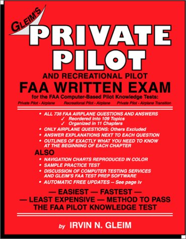 Imagen de archivo de Private Pilot FAA Written Exam a la venta por Goodwill of Colorado