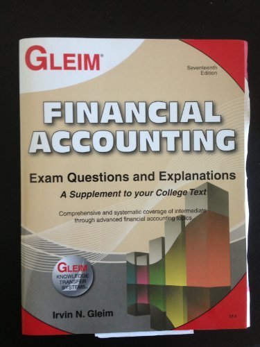 Beispielbild fr Financial Accounting Exam Questions and Explanations zum Verkauf von The Book Spot