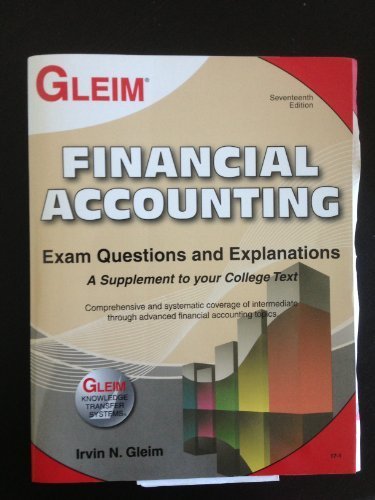 9781581941784: Financial Accounting Exam Questions and Explanations
