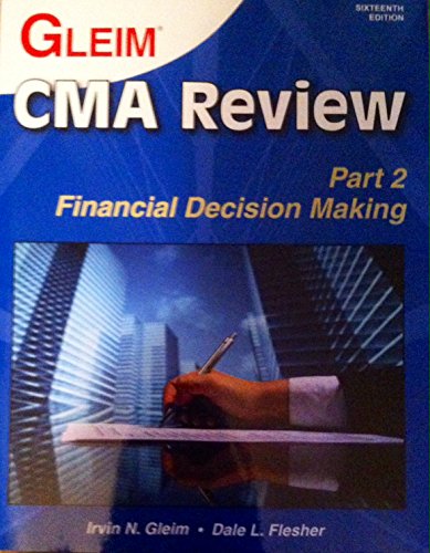 Imagen de archivo de CMA Review, Part 2: Financial Decision Making a la venta por ZBK Books