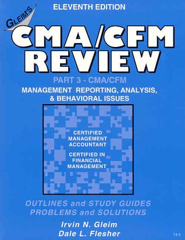 Stock image for CMA/CFM Review Part 3 for sale by ThriftBooks-Atlanta