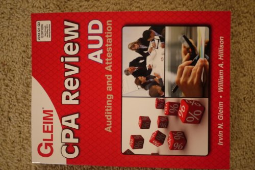 Stock image for Gleim CPA Review AUD 2013 for sale by HPB-Red