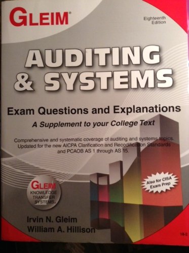 Stock image for Auditing and Systems: Exam Questions and Explanations for sale by SecondSale