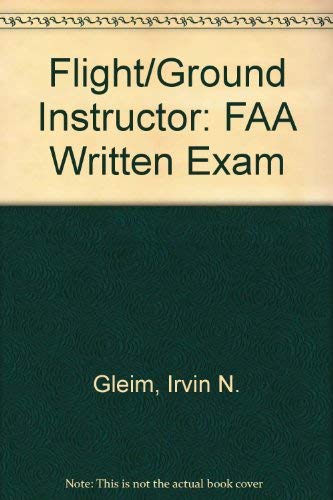 9781581943139: Flight/Ground Instructor : FAA Written Exam