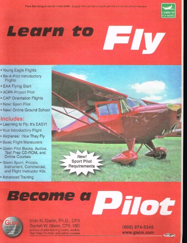 Stock image for Learn to Fly (Become A Pilot) for sale by Wonder Book
