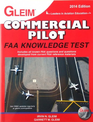 9781581943863: Gleim Commercial Pilot FAA Knowledge Test Book - 2014