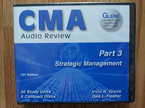 Imagen de archivo de CMA Audio Review (Part 3) Strategic Management (13th Edition) a la venta por -OnTimeBooks-