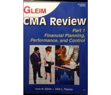Imagen de archivo de Gleim cma review part 1 financial planning, performance, and control 15th edition (part 1) a la venta por HPB-Emerald