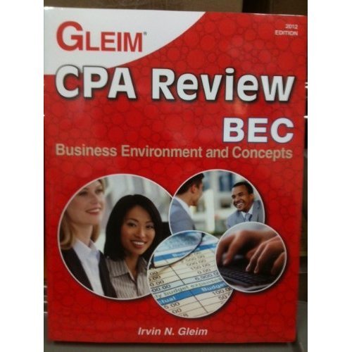 9781581949537: CPA Review Business, 2012