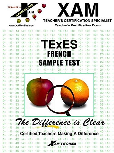 Texes French Sample Test (XAM TEXES) (9781581971187) by Xamonline