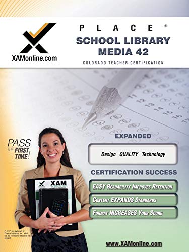PLACE School Library Media 42 Teacher Certification Test Prep Study Guide (9781581971620) by Wynne, Sharon