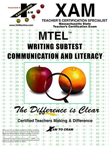 XAM MTEL Writing Subtest Communication And Literacy (9781581971804) by Wynne, Sharon