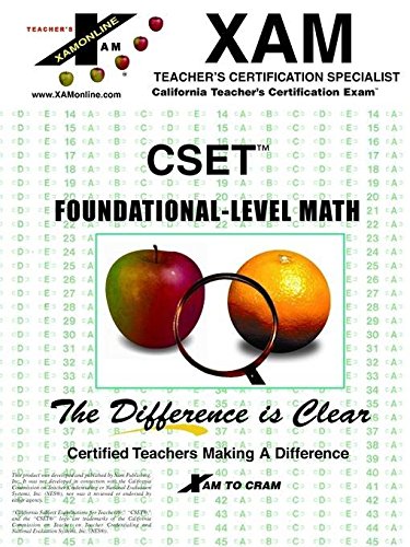 Imagen de archivo de CSET Foundational Level Math a la venta por Ergodebooks