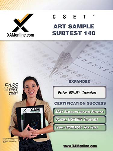 CSET Art Sample Subtest 140 Teacher Certification Test Prep Study Guide (XAM CSET)