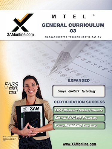 Imagen de archivo de MTEL General Curriculum 03 Teacher Certification Test Prep Study Guide a la venta por ThriftBooks-Dallas