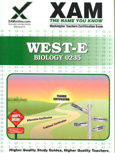 9781581976090: West-E Biology 0235: Teacher Certification Exam (Xam West-E/Praxis II)