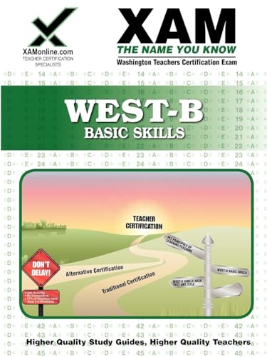 Imagen de archivo de WEST-B Basic Skills Teacher Certification Test Prep Study Guide (Xam West-E/Praxis II) a la venta por Lakeside Books