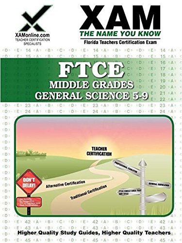 9781581976625: FTCE Middle Grades General Science 5-9: Teacher Certification Exam (XAM FTCE)