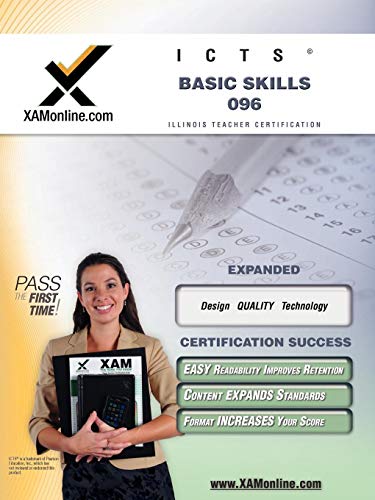 Imagen de archivo de ICTS Basic Skills 096 Teacher Certification Test Prep Study Guide (XAM ICTS) a la venta por Ergodebooks